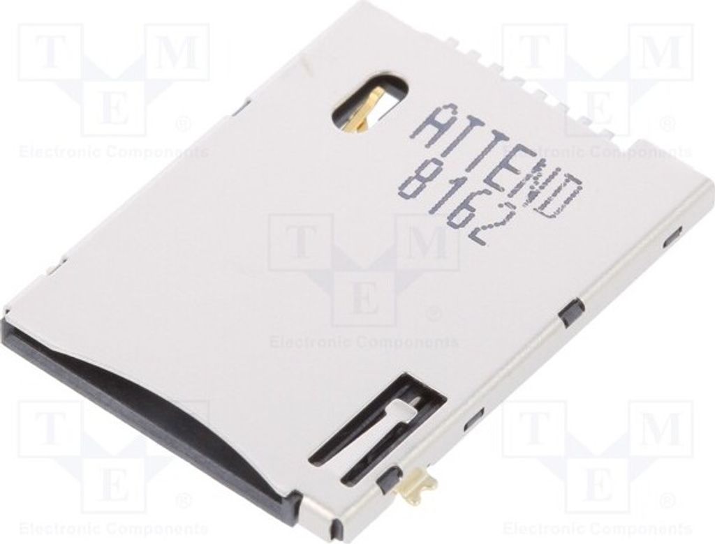 1x Steckverbinder: für Karten SIM SMD vergoldet PIN: 6 115A-ADA0-R02 Karten-Steckver