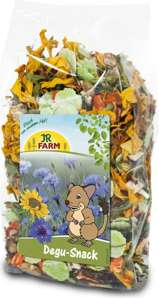 En-cas Digestion pour Octodon JR Farm Degu-Snack - Pack de 8 Packs