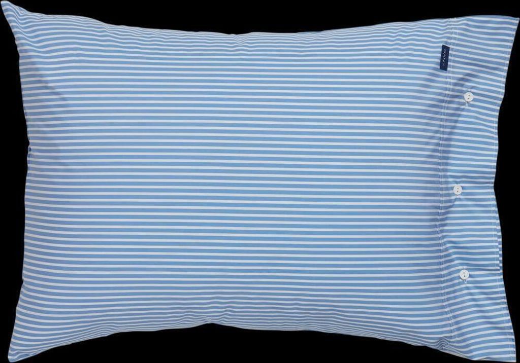 GANT Shirt Stripe Kissenbezug einzeln Farbe Waterfall Blue Größe 80x80