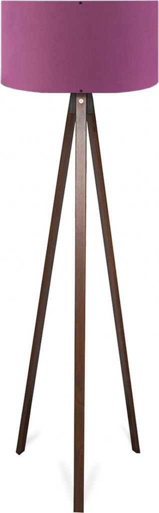 Opviq, AYD-2955, Stehlampen, Lila, Holz, 21 x 38 x 140 cm