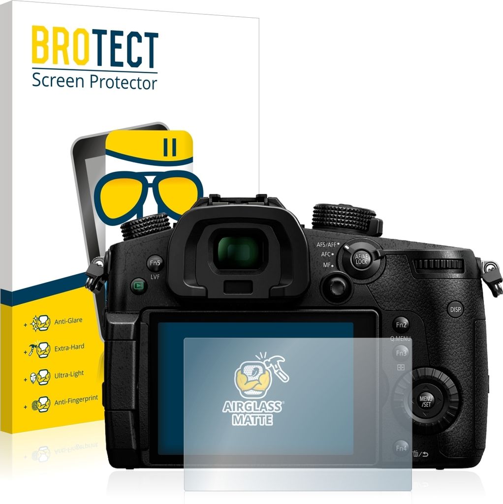 BROTECT Entspiegelungs Schutzglas für Panasonic Lumix DC-GH5 / DC-GH5S Schutzfolie Panzer Folie Glas Display Schutz matt