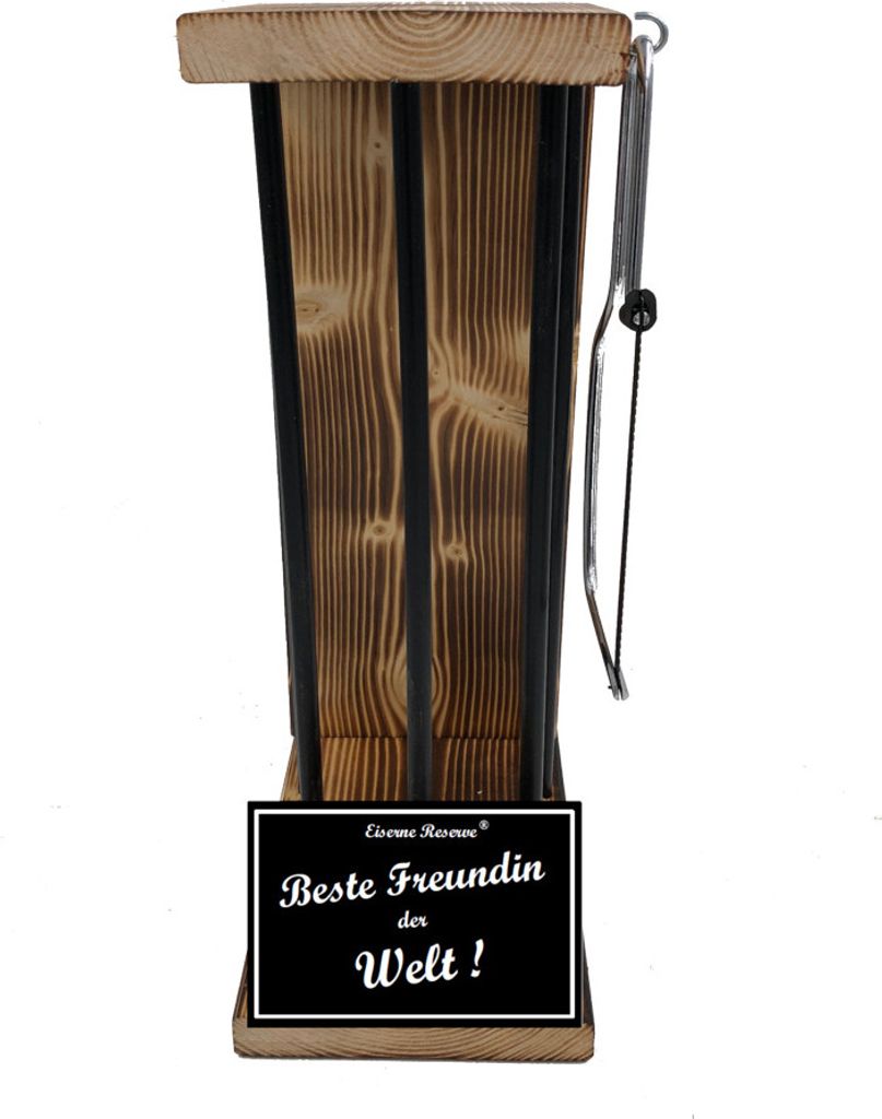 Beste Freundin der Welt - Eiserne Reserve - Black Edition - Rohling Größe L zum SELBST BEFÜLLEN