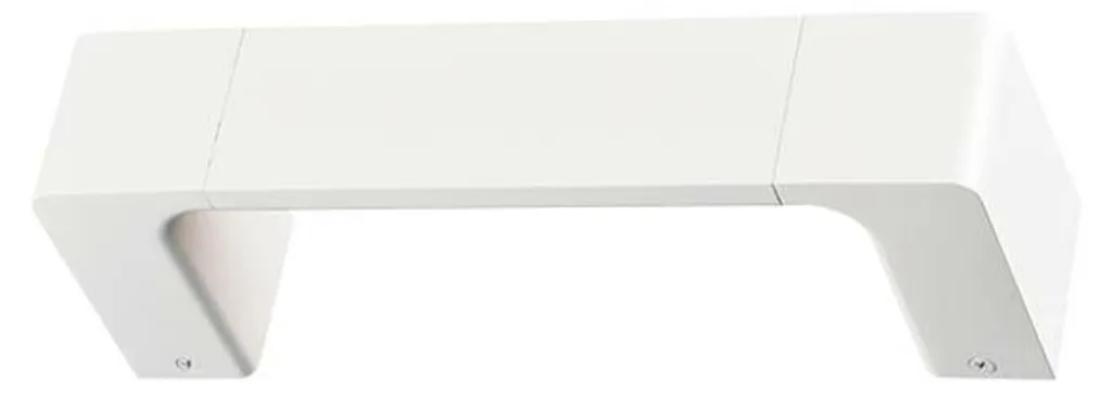 Applique LED murale ZD81046LEDWH basse consommation finition aluminium