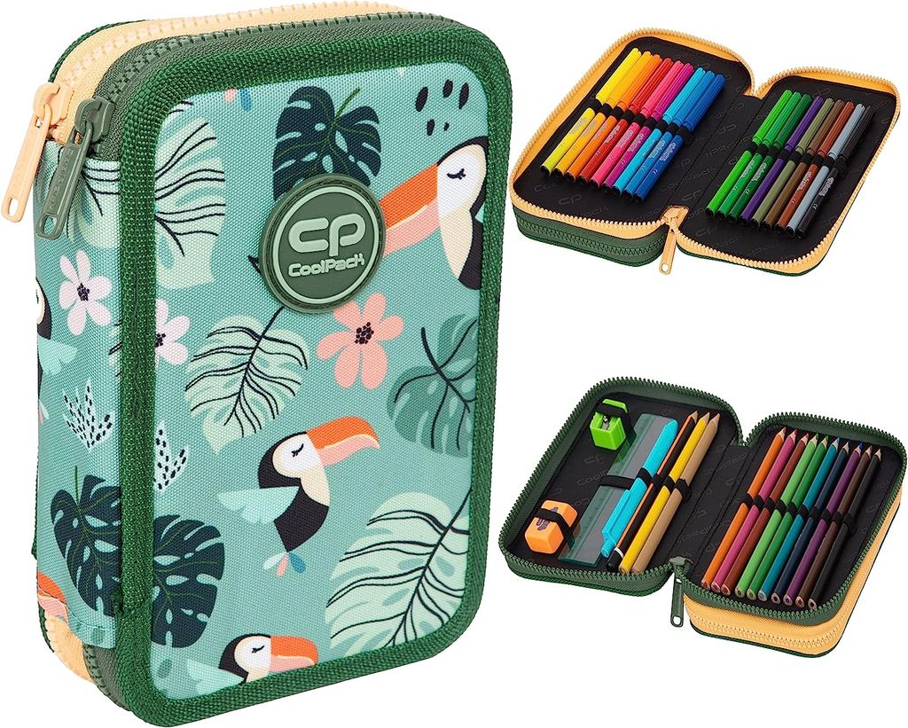 Rössler Papier Federmäppchen Celcet Smoky – Aus Baumwollsamt, Mit Herz-Druck, 22x15x2 Cm, Grau