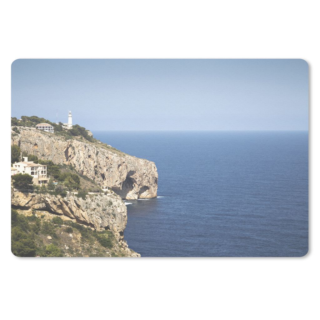 MuchoWow Mauspad Mousepad Spanien - Meer - Küste 27x18 cm - Mousepads - Maus Mat - Pad - Mausunterlage - Büroartikel - Desk Matten