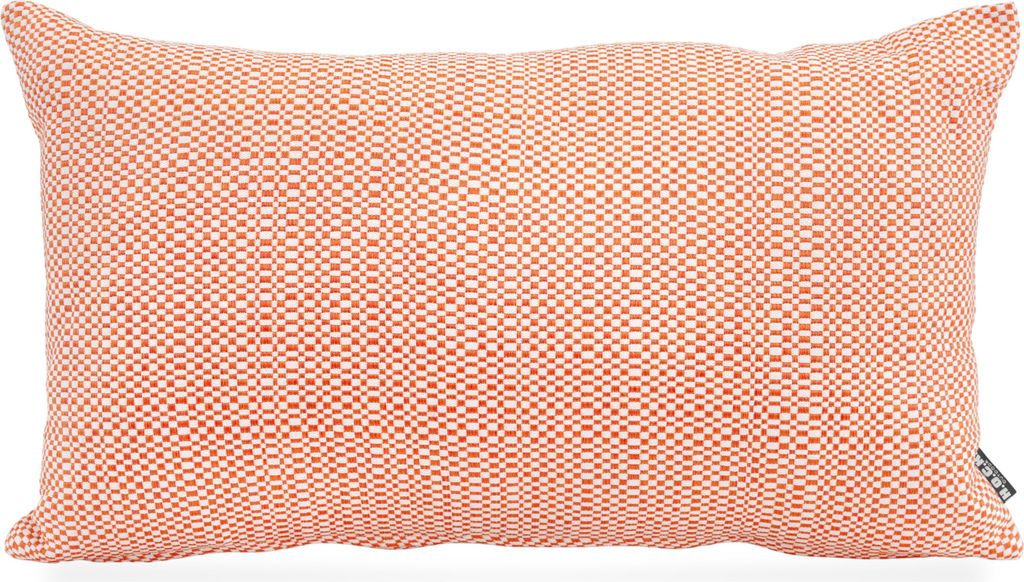 H.O.C.K. Brian Outdoor Kissen 50x30cm orange weiß kleingemustert
