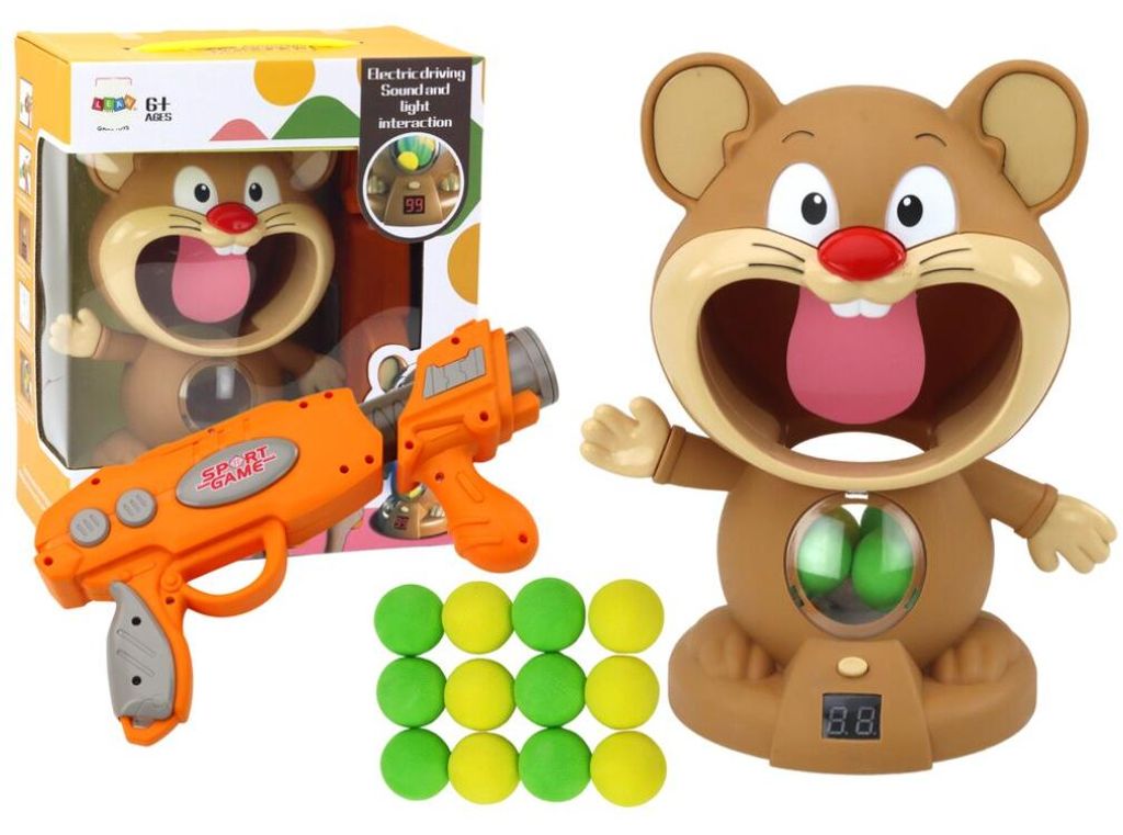 INNY Gra Zr?czno?ciowa Strzelanie Do Chomika Pistolet Kulki