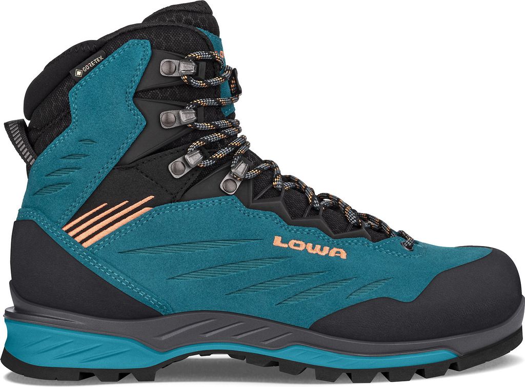 Lowa Cadin 2 GTX Mid Ws Bergschuhe türkis/mandarine UK 4 - EU 37