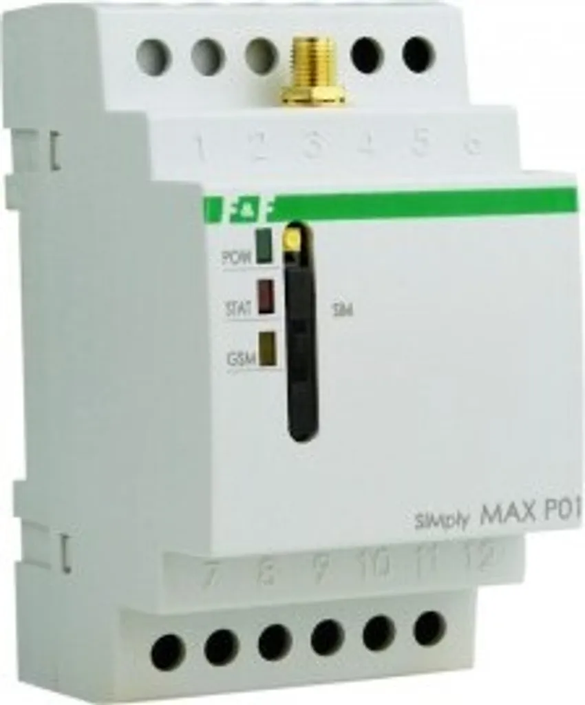 Relais de commande à distance GSM SMS SIMply MAX P01 F&F 6943 2E/2S