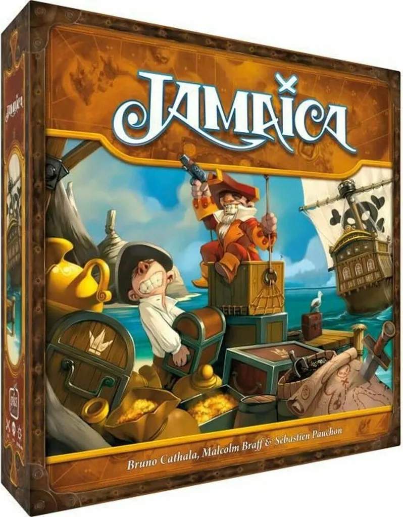 Jeu de plateau de course de pirates Jamaica Asmodee version familiale