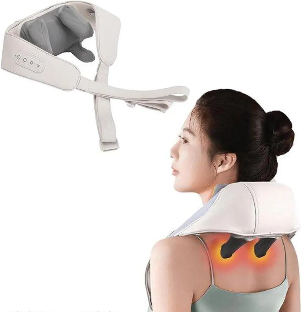 Masseur Shiatsu chauffant bureau et maison : détente dos et épaules