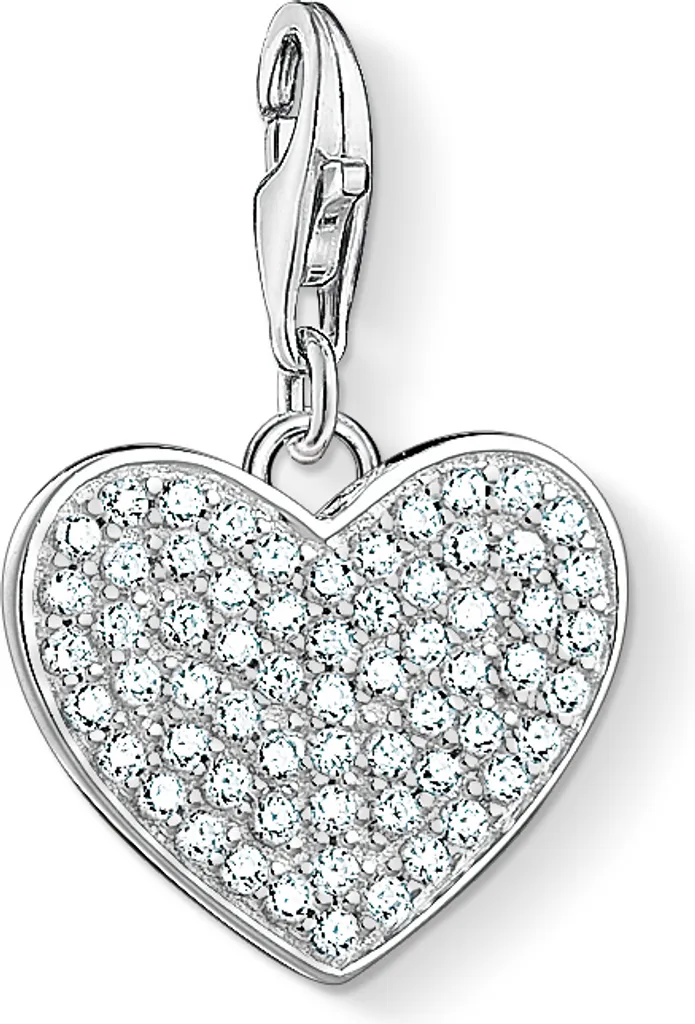 Pendentif Charm Cœur en Argent pour Bracelet Femme Thomas Sabo 1,5 cm