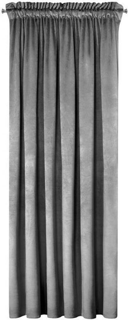 Eurofirany ROSA Vorhang 135x300 Kräuselband Grau