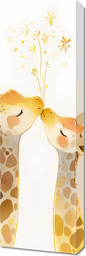 Tela Canvas 30x90 Sensibilità nell'amore | Quadro Artigianale