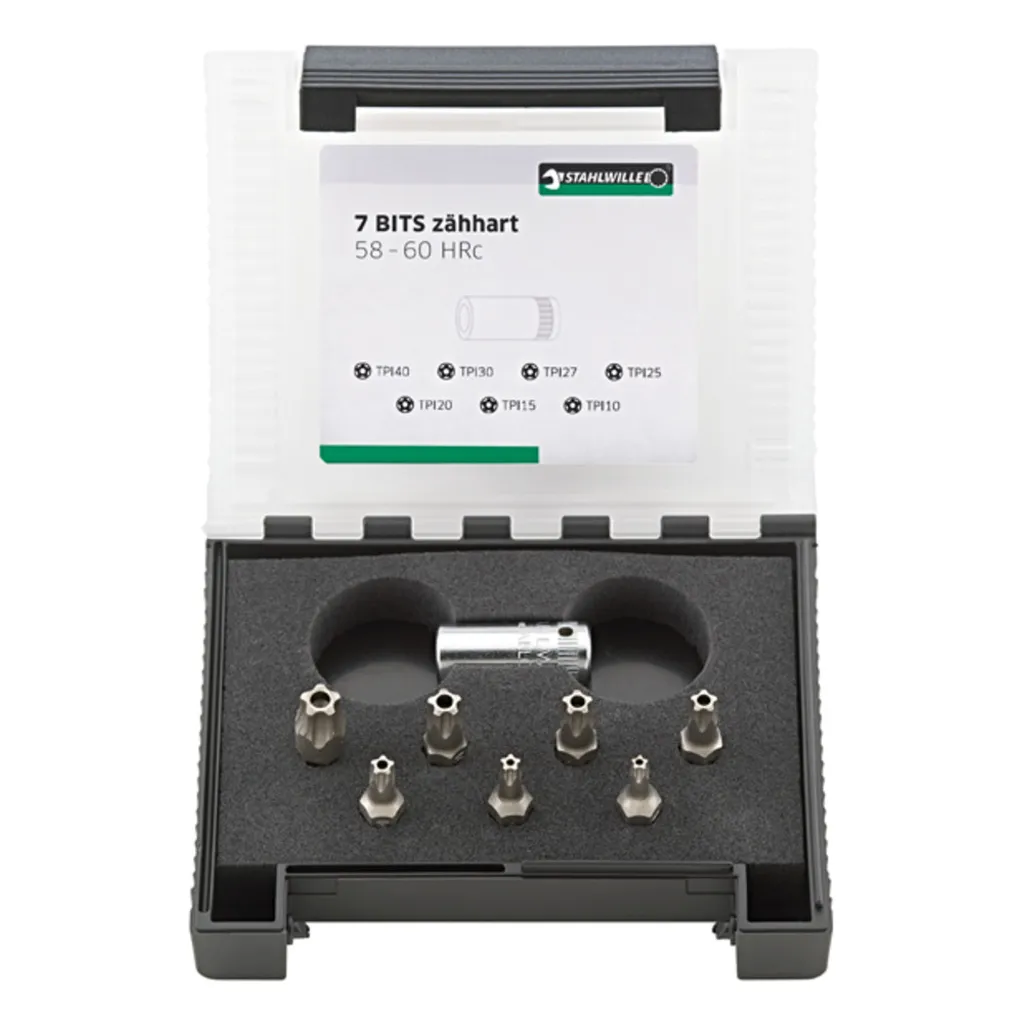 Stahlwille 1204/8 Jeu d'embouts 5Stern 96081113 pour vissage de précision