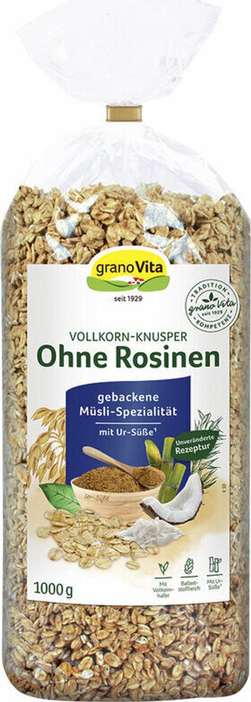 granoVita Vollkorn-Knusper ohne Rosinen
