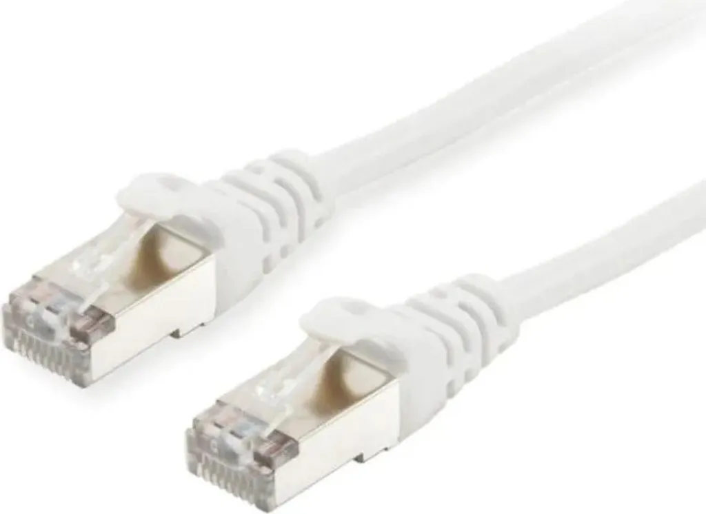 Câble Patch Cat6 40m S/FTP LSZH Blanc anti-parasite pour réseau sans perte