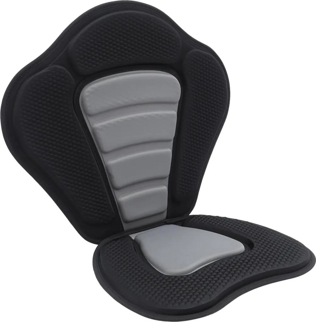 Siège de Kayak Rembourré Noir avec Sac de Rangement - Taille Universelle
