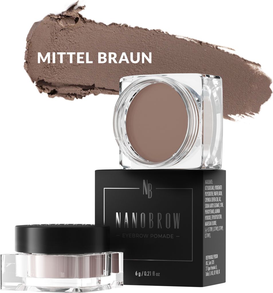 Augenbrauen Pomade Mittel Braun Nanobrow Eyebrow Pomade Medium Brown