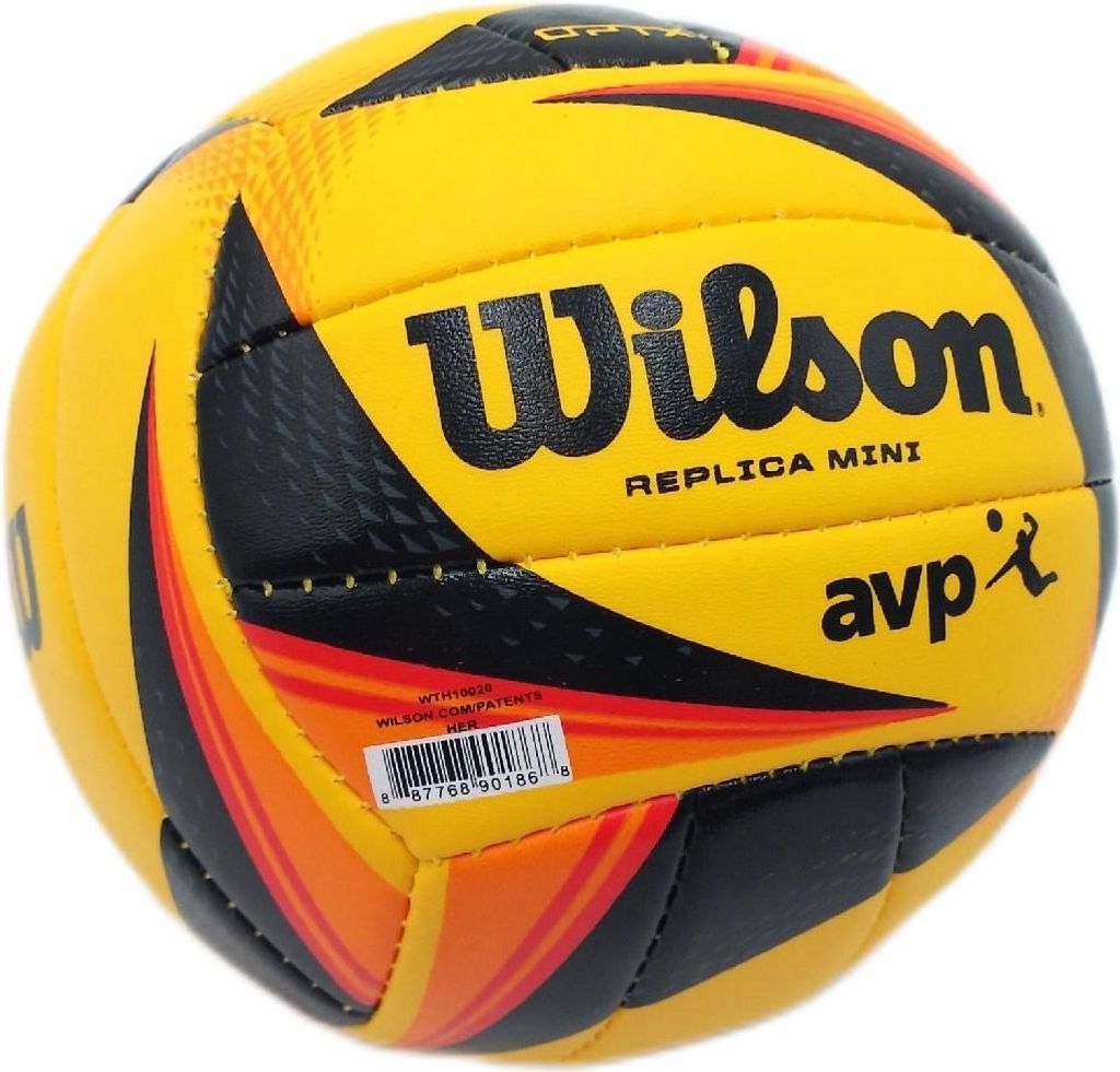 Wilson Volleyball Ball Mini Replica AVP Unisex Erwachsene Sport Spielball Beachvolleyball Training