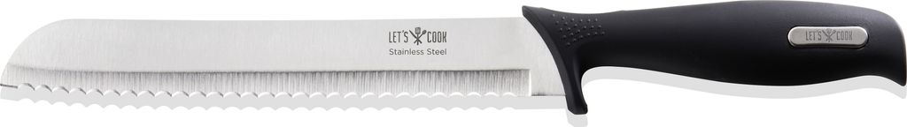 Brotmesser Let ́s Cook Knife, 31,5 cm, Edelstahl, Gummi