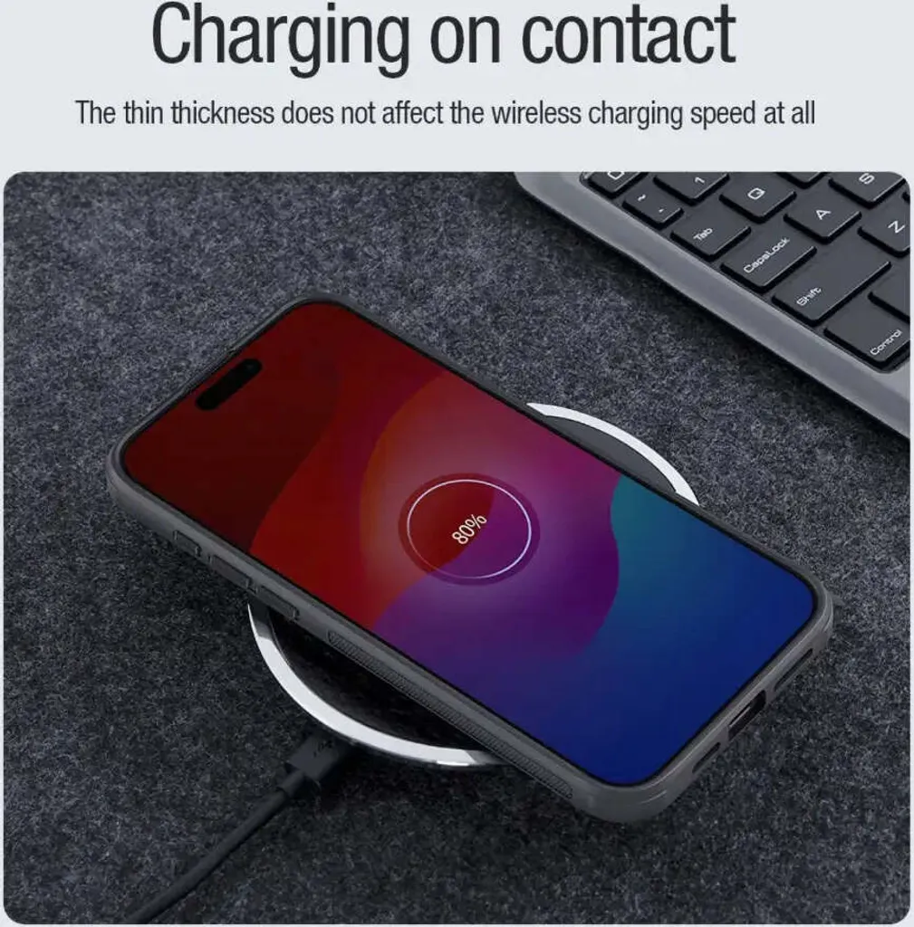 Custodia Nillkin iPhone 15 Pro Nero - Design Professionale e Sicuro - 35