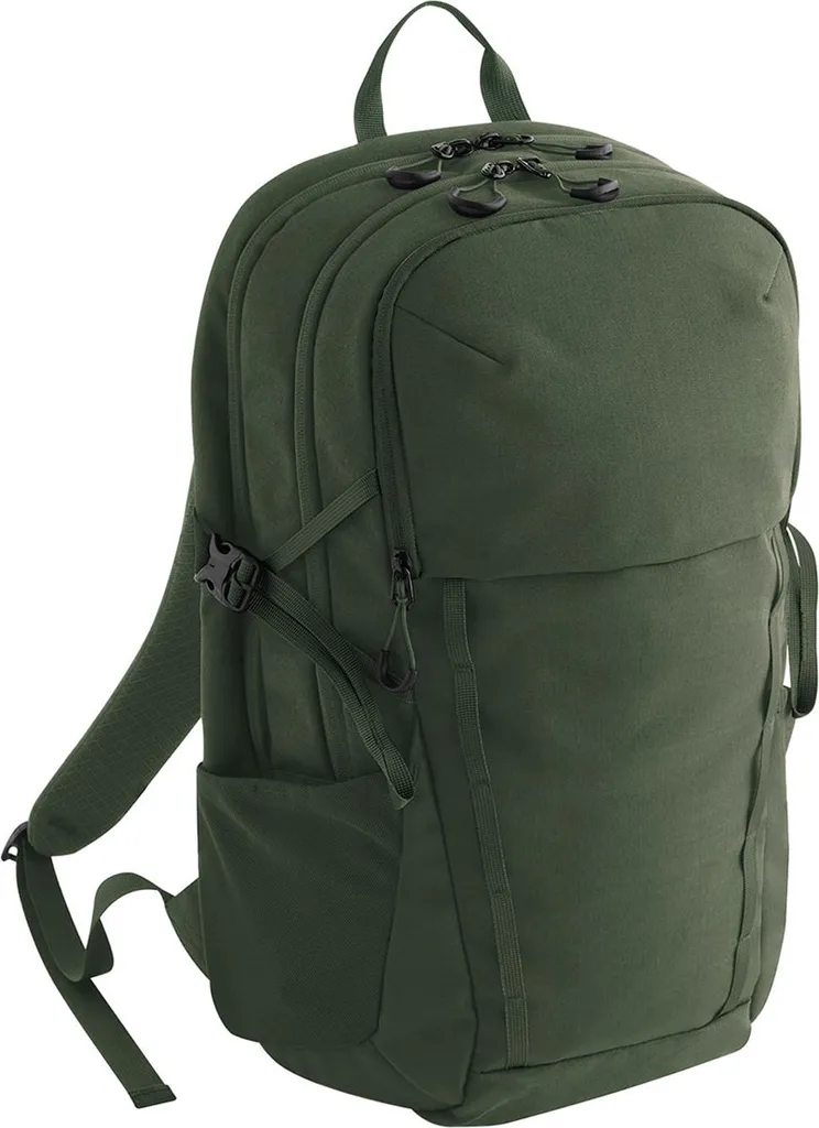 Zaino Verde Abete Quadra 25 Litri: Perfetto per Trekking e Città