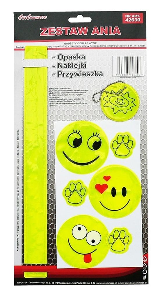 Reflexní sada pomůcek odrazky pro děti VIDITELNOST A Obrázek produktu 