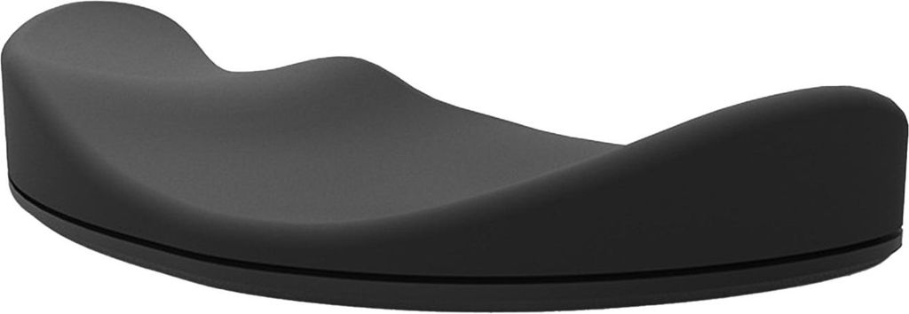 Maus-Handgelenkauflage Schwarz Ergonomische Unterstützung Rutschfestes Silikon Elastische Glättung Gaming-Handgelenkauflage für rechte Hand Büro