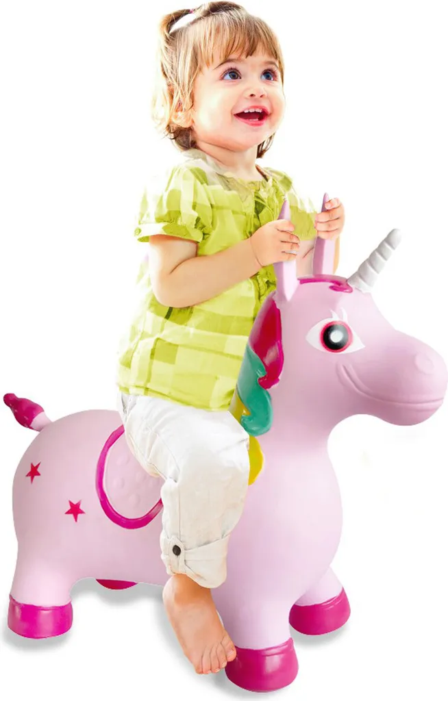 Licorne Sauteuse Enfant Jamara : Finie l'Inactivité ! Jouet Complet avec Pompe