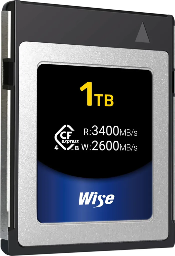 Carte Wise CFexpress Type B 1TB pour rafale photo continue