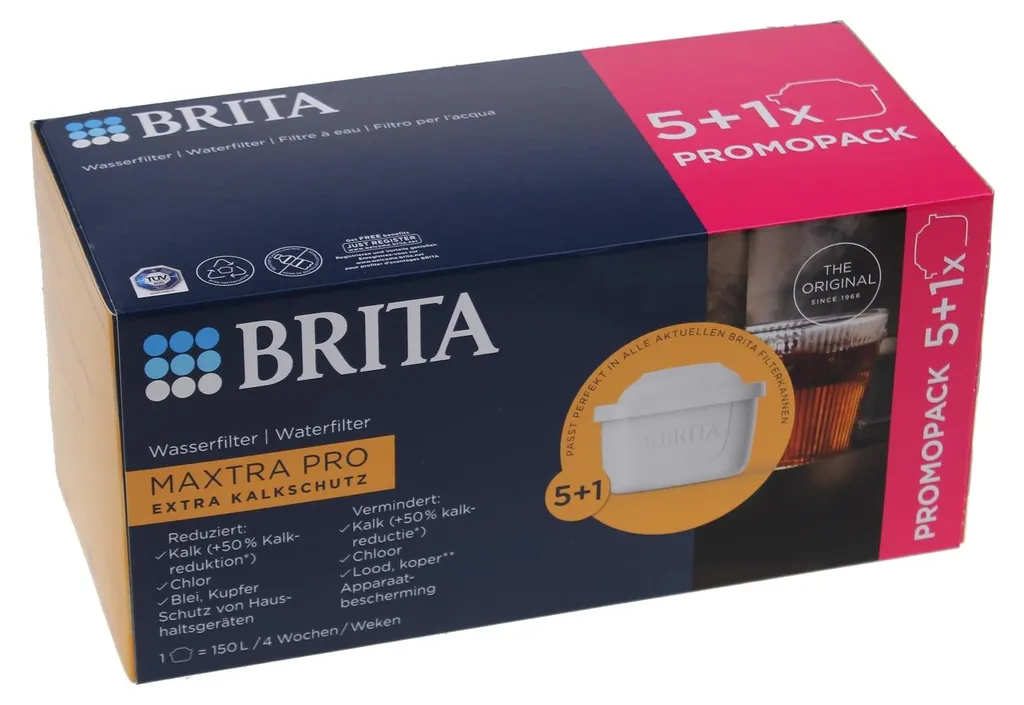 Filtri Brita MAXTRA PRO Extra Protezione 5+1 - Scelta Green e Anticalcare - 22