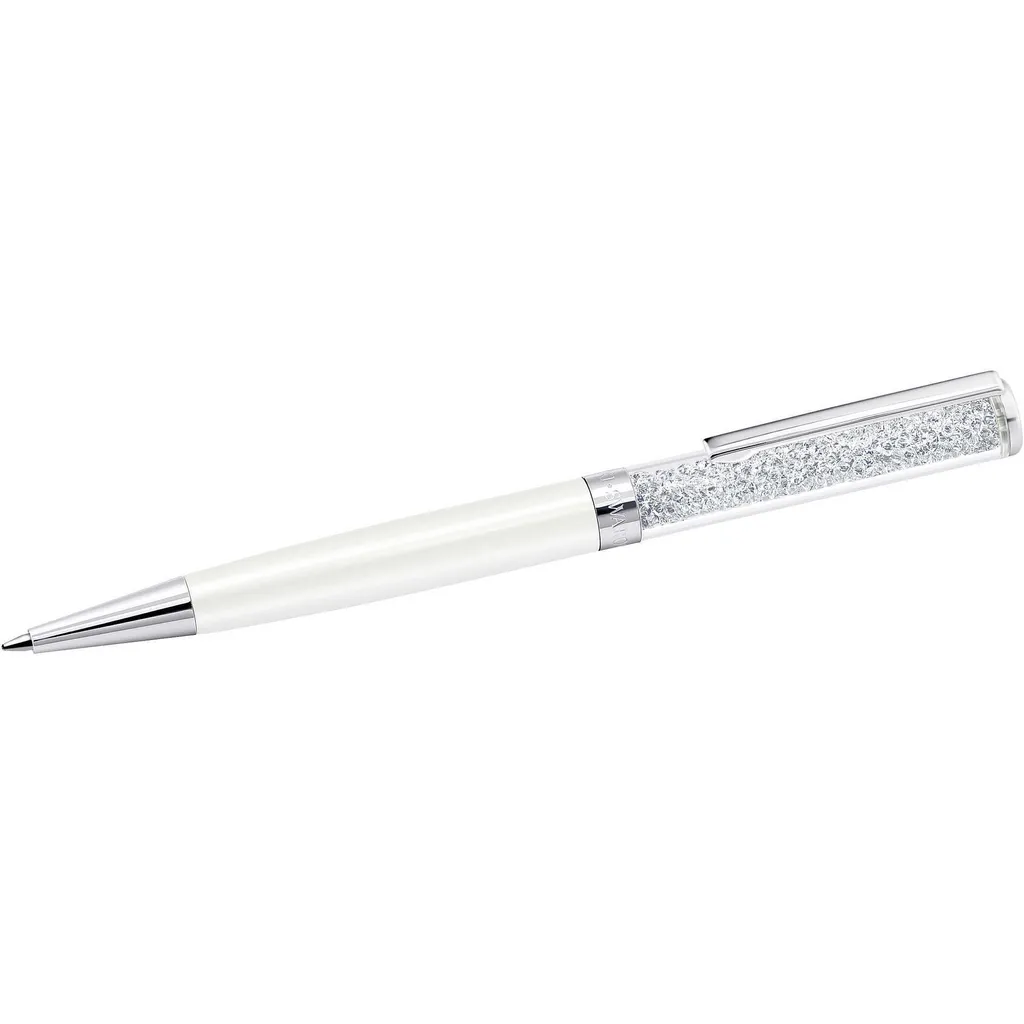 Swarovski Crystalline Stylo à bille blanc 5224392 - Instrument d'écriture