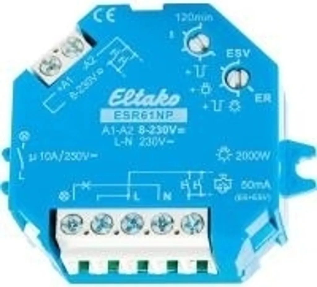 Télérupteur encastrable ESR61NP Eltako pour commande éclairage multiple - 3