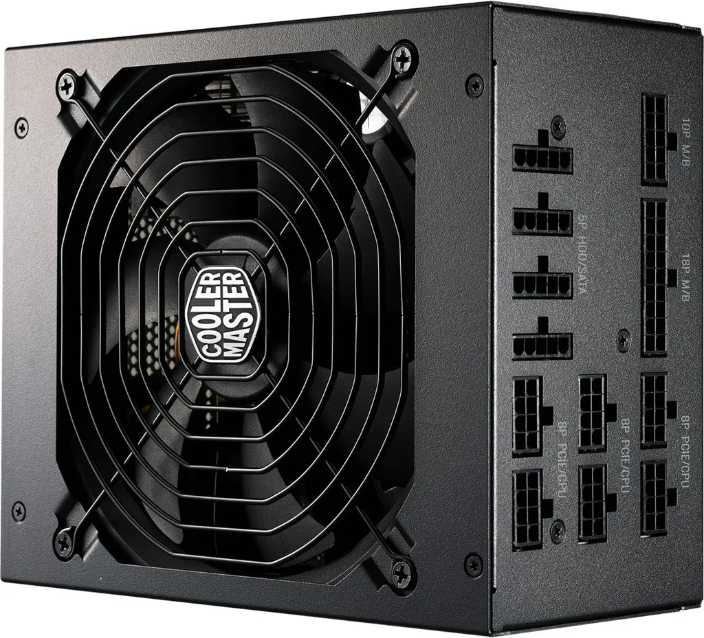 Alimentation PC 1050W Cooler Master MWE Gold V2 Entièrement Modulaire - 6
