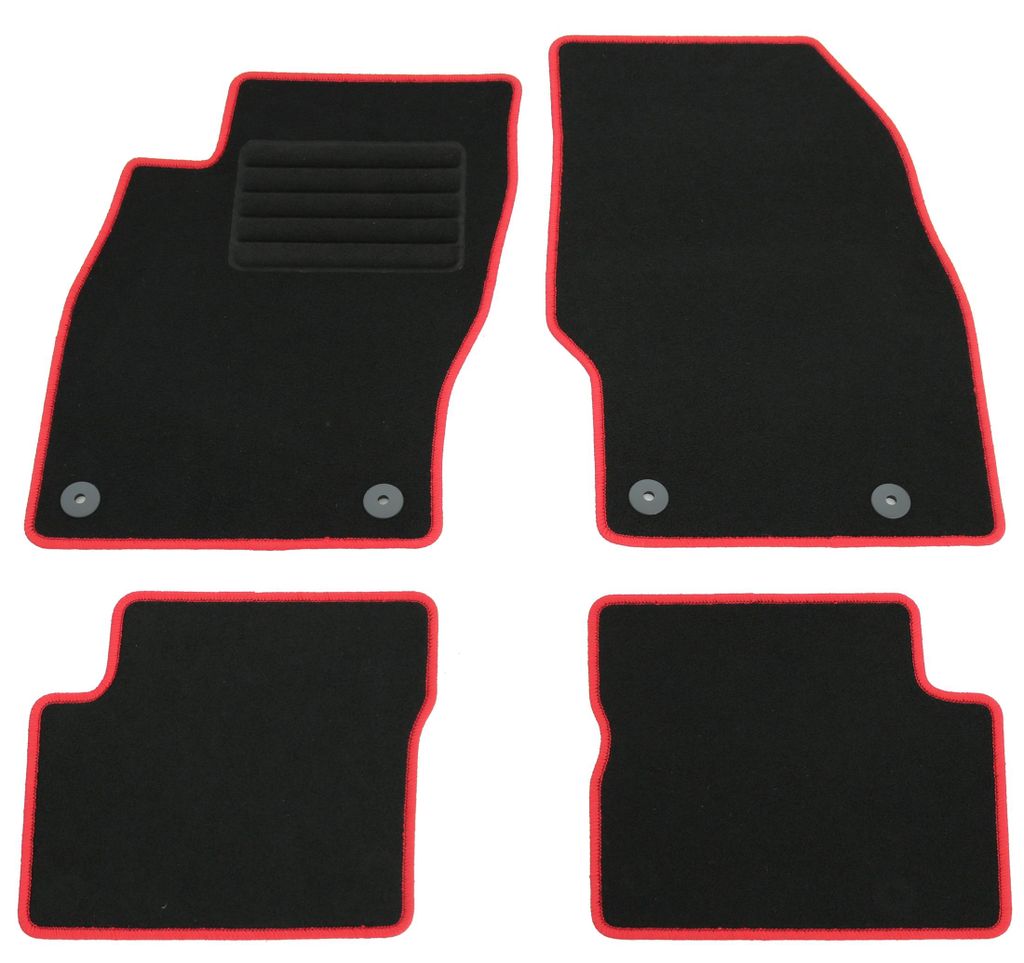 Fußmatten-Set für Opel Corsa D, 10/2006-12/2014, 4-teilig, Produktbild 