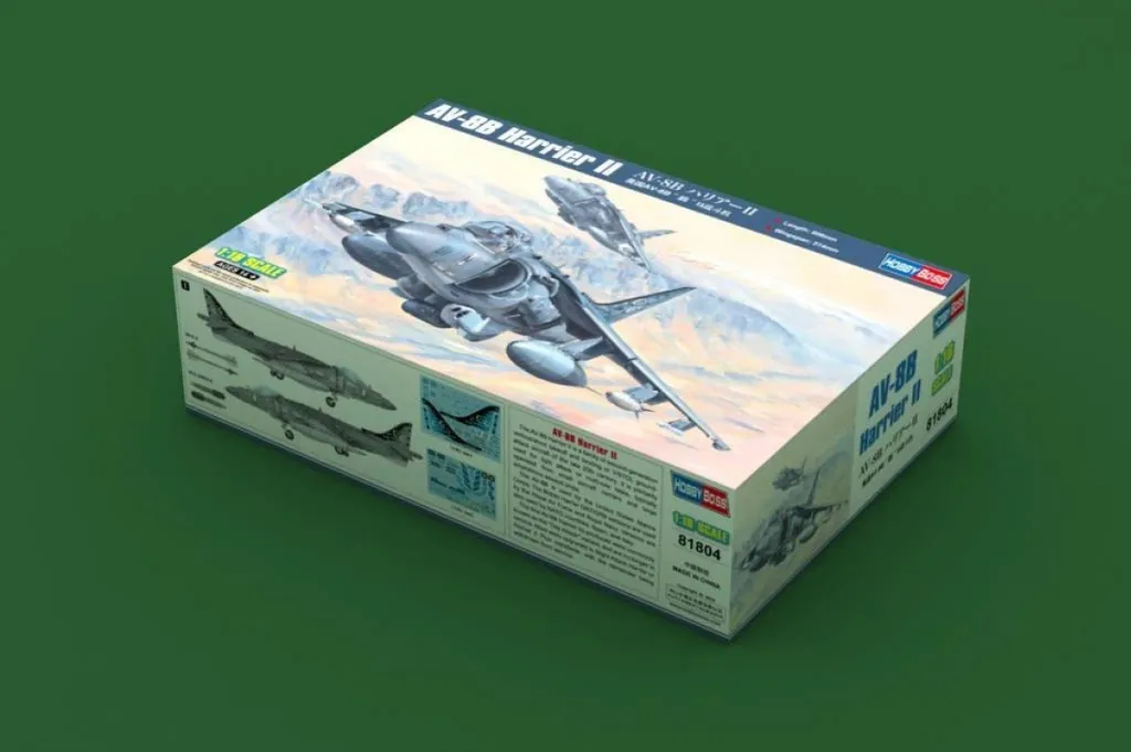 Hobby Boss 81804 AV-8B Harrier II : Maquette sans Défauts au 1/18