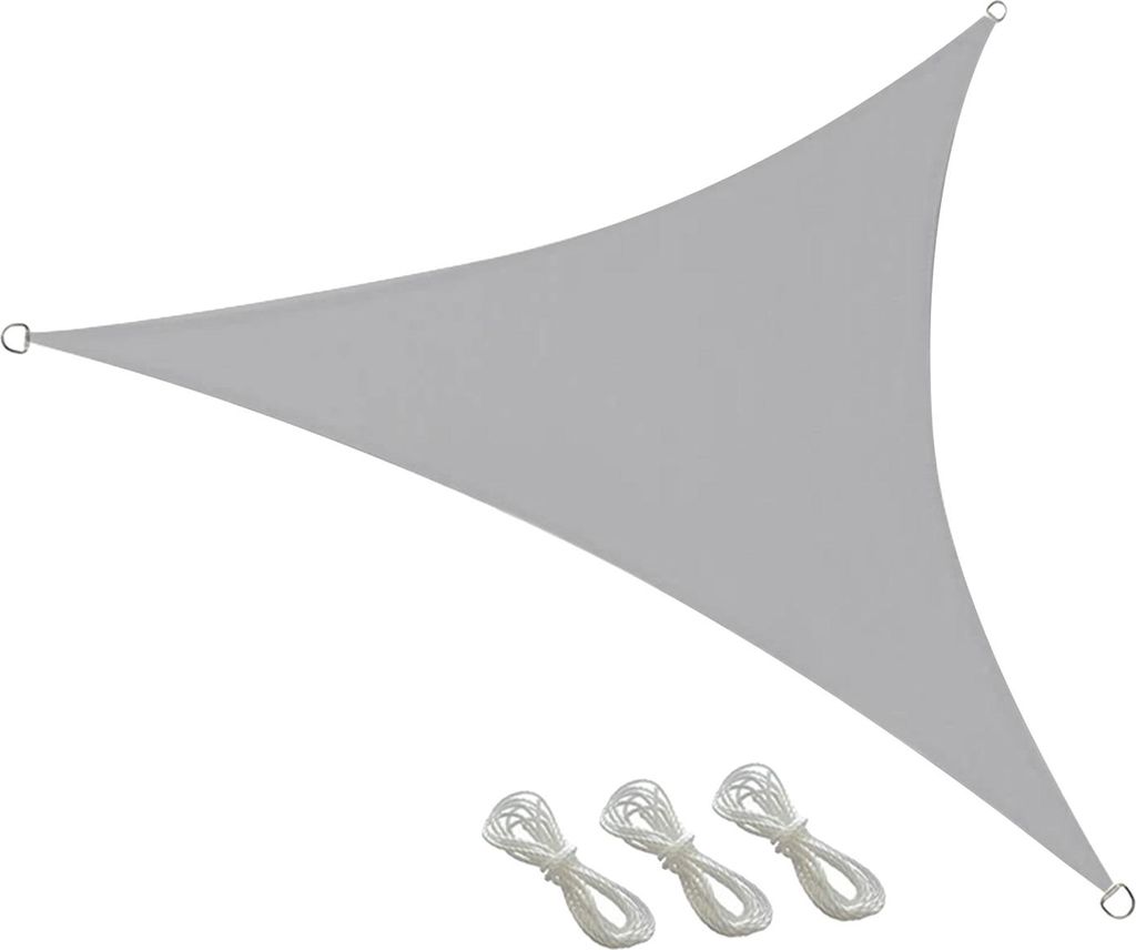 UV-resistente Sonnenschutz 10 FT Dreieck Segel Baldachin Garten Pflanze Shelter atmungsaktiv Gewächshaus Abdeckung für Outdoor Patio Camping Hint...