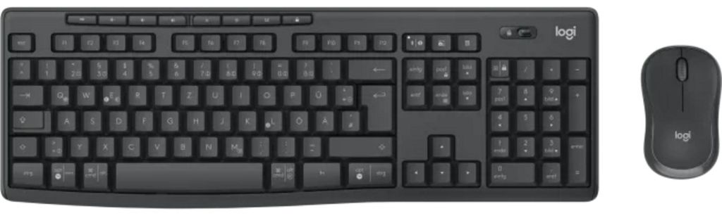 Logitech MK370 Combo for Business Tastatur-Maus-Set, Schwarz