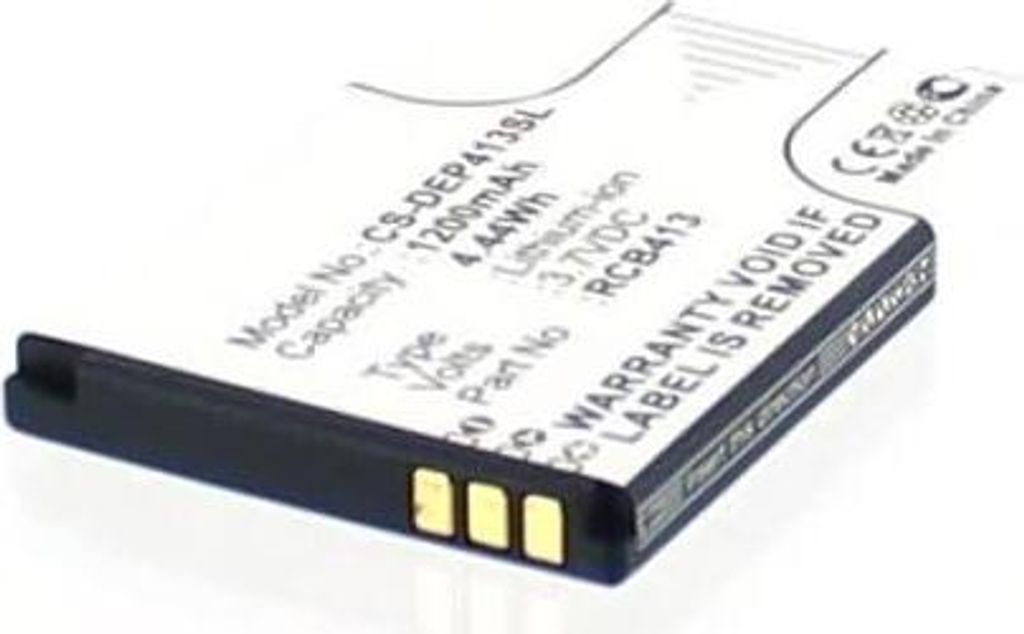 Akku für Doro Primo 413 Li-Ion 3,7 Volt 1200 mAh schwarz.