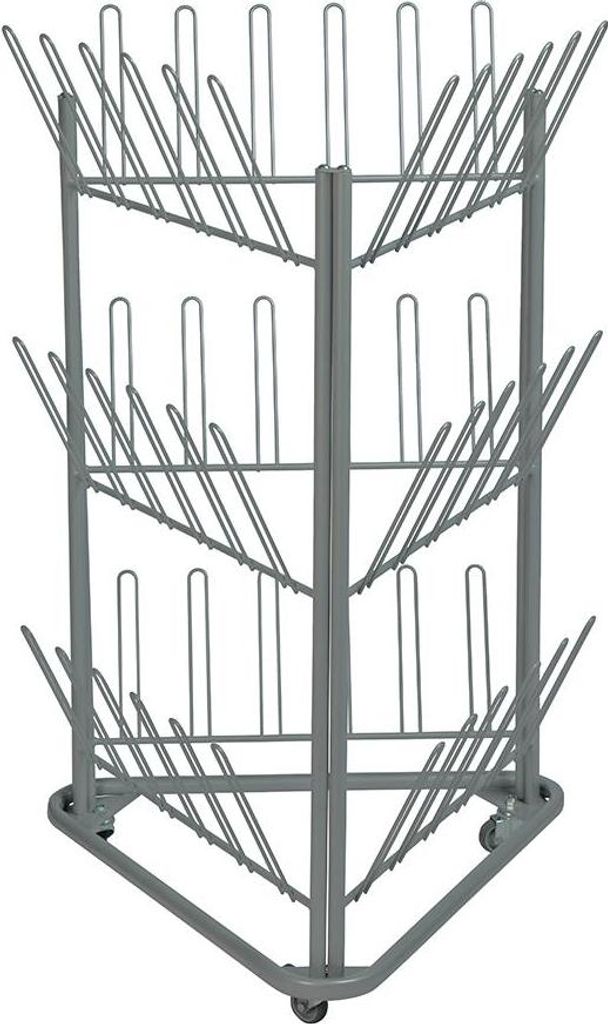 Schuh- und Stiefeltrockenwagen 780 x 714 x 1.192 mm, 25 kg - grau