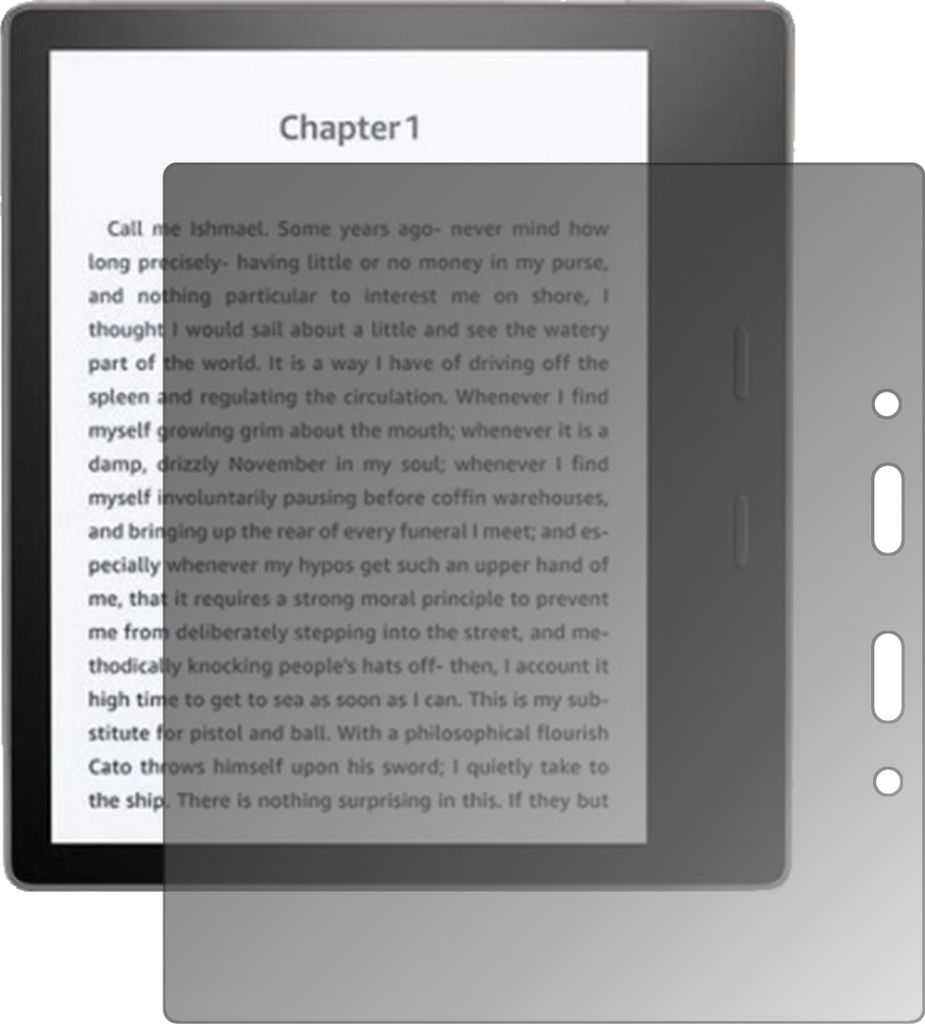 Blickschutzfolie für Amazon Kindle Oasis (2019) matt Schutzfolie Folie Display Schutz dipos