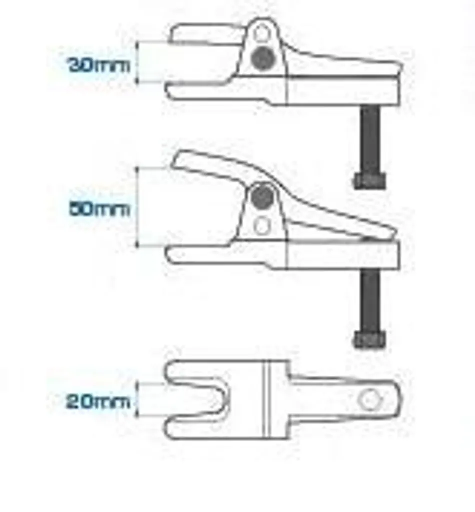Extracteur d'axe de bille profi ciseaux Asta AH-1727 06315 robuste - 2