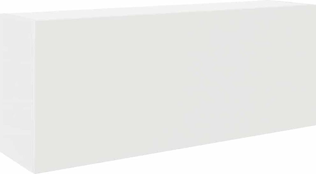 Bad-Wandschrank Weiß 100x25x40 cm Holzwerkstoff