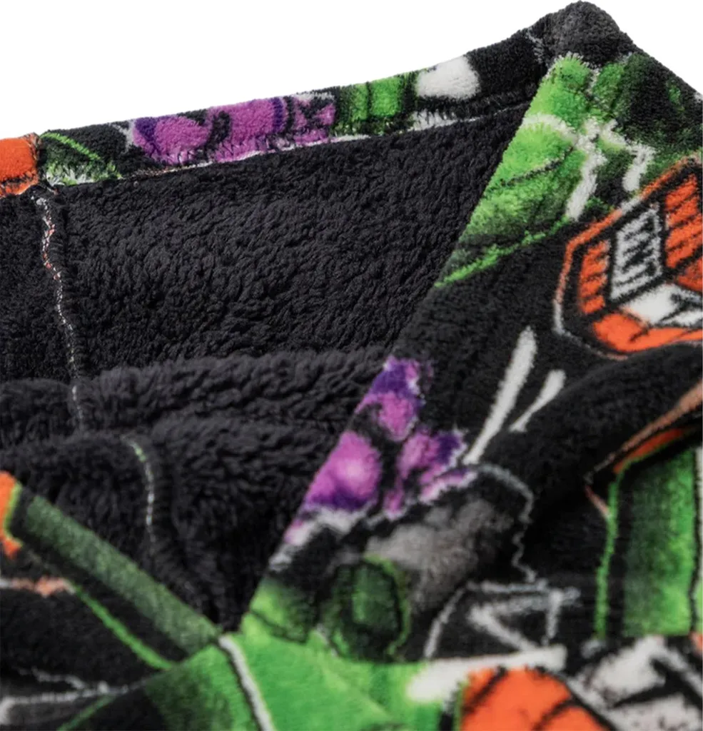 Hoodie Couverture Minecraft Taille Unique - Doublure Douce et Colorée