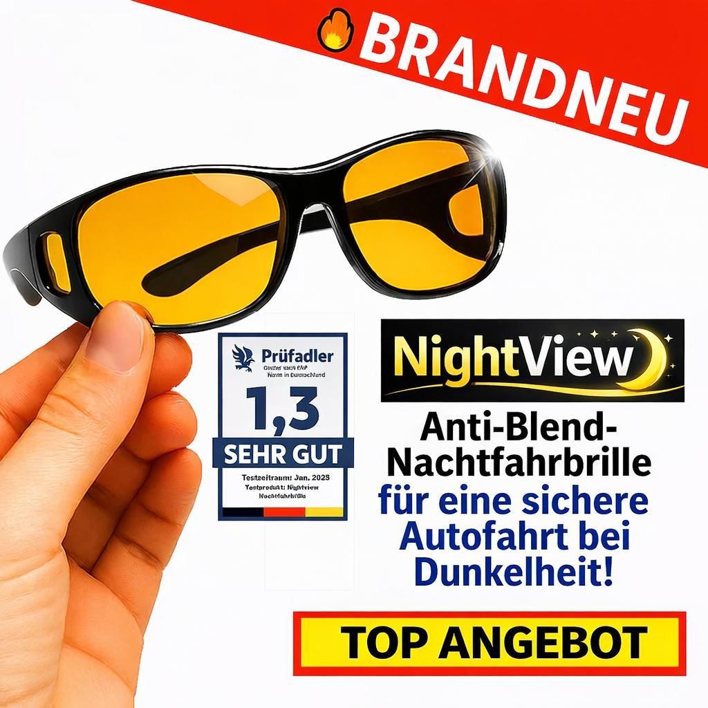 NightView™ Anti-Blend Nachtfahrbrille für eine sichere Produktbild 
