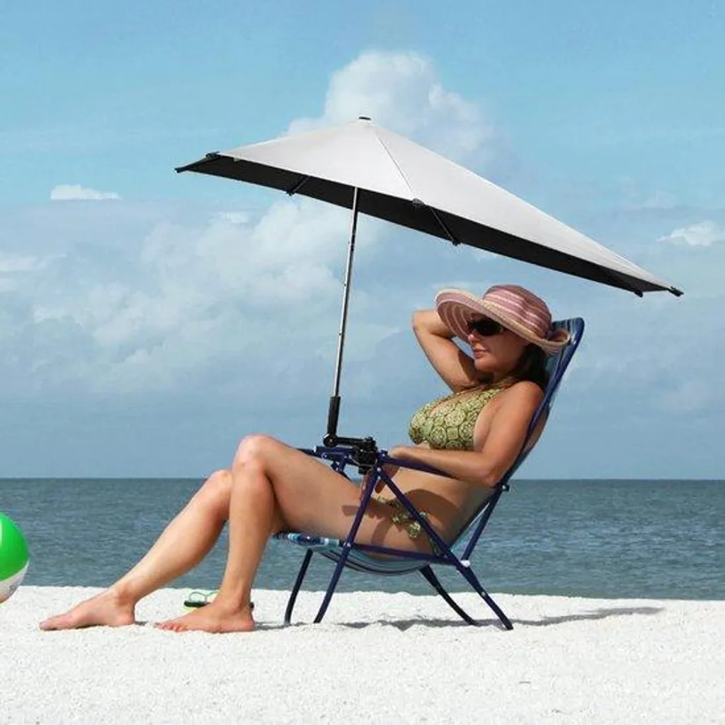 Parasol Anti-UV UPF 50+ avec Pince Universelle pour Ombre Partout XL