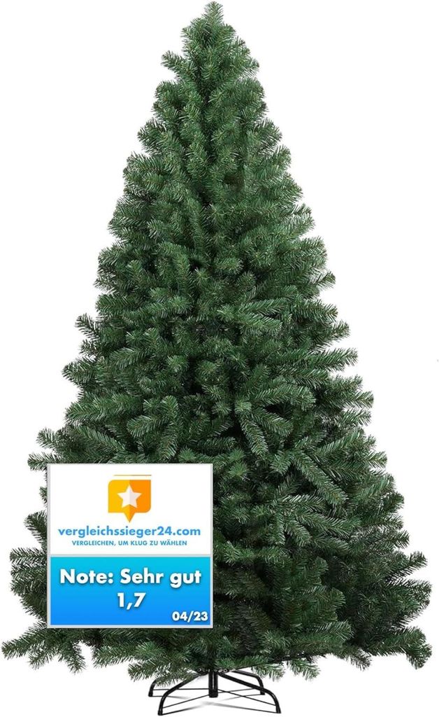 Umělá jedle 180 cm - vánoční stromek zelený - realistická Obrázek produktu 