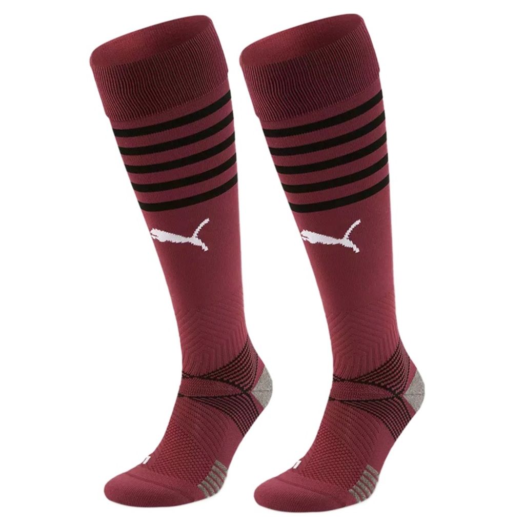 Puma teamFINAL Stutzen Torwart Erwachsene Kinder grape wine Gr 4 (43-46)