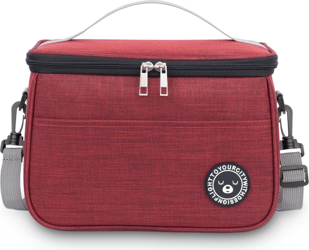 Kühltasche Klein 6.4L, Lunchbox Tasche, Lunchtasche Isoliert, Faltbar Kleine Kühltasche, Lunchbag, Lunch Tasche, Tragbar Lunchbox Tasche Arbeit R...